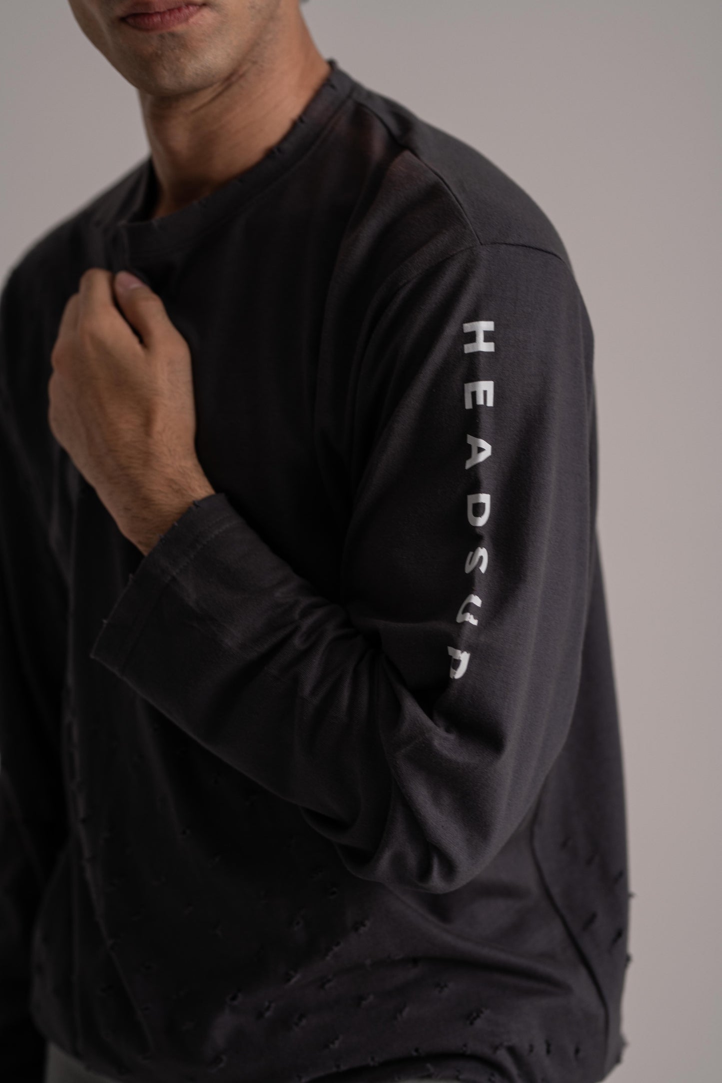 Dark Grey Loose Fit T-Shirt