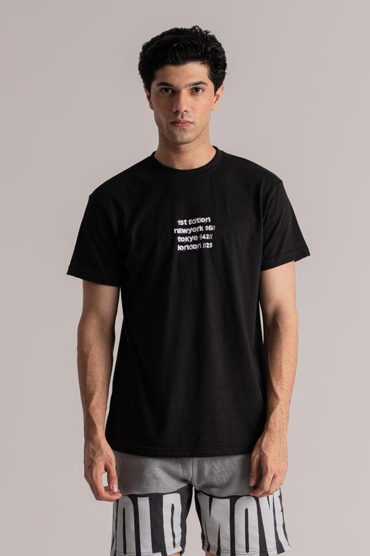 Black Basic Regular T-Shirt
