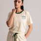 Cream Cotton Co-ord Set