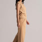 Beige Cotton Relax Fit Co-ord Set