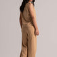 Beige Cotton Relax Fit Co-ord Set