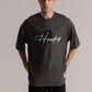 Melange Grey Oversized T-Shirt